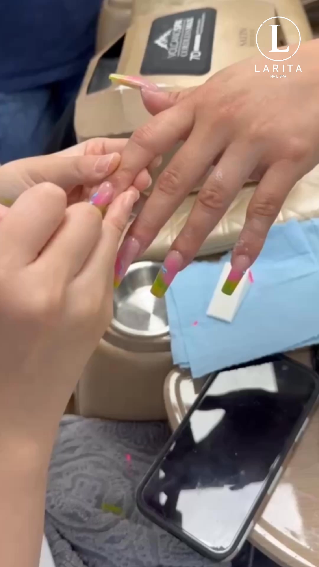 Larita Nail Spa Temple Nail Salon ad creative