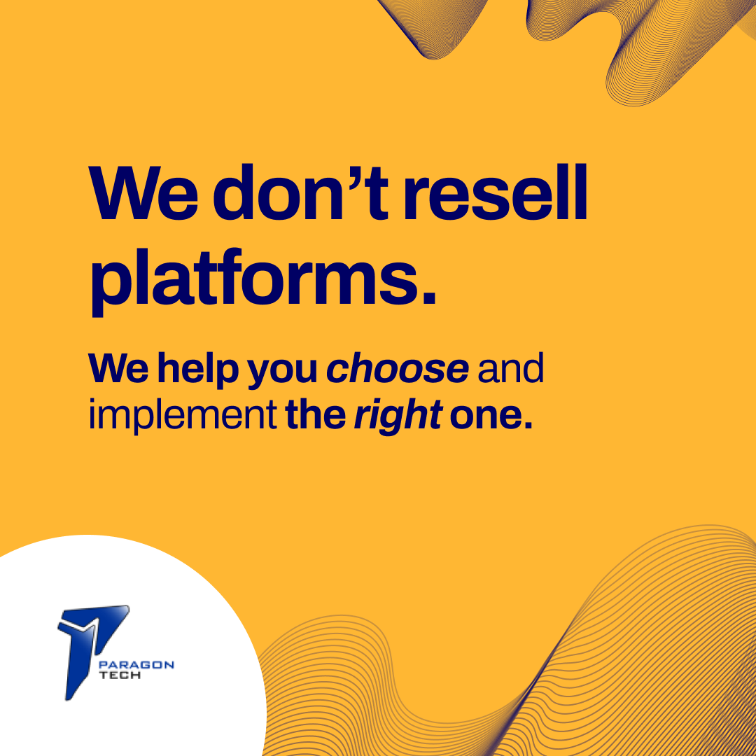 Paragon Tech Software Dev Services ad creative