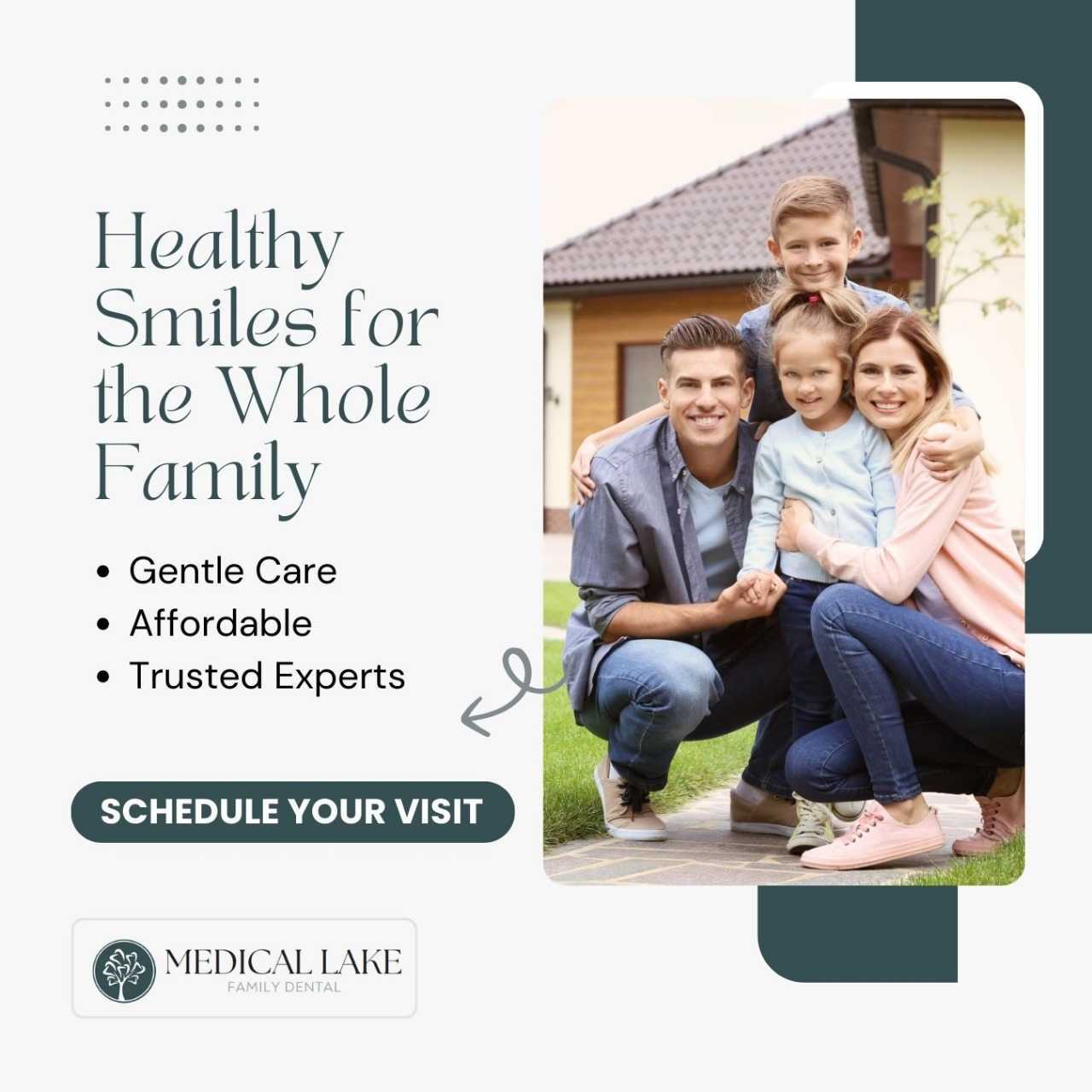 Medical Lake Family Dental General Dentist ad creative