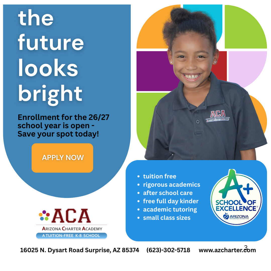 Arizona Charter Academy Private School ad creative