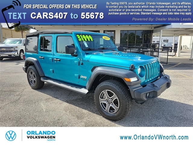 Used 2019 Jeep Wrangler Unlimited Sport S