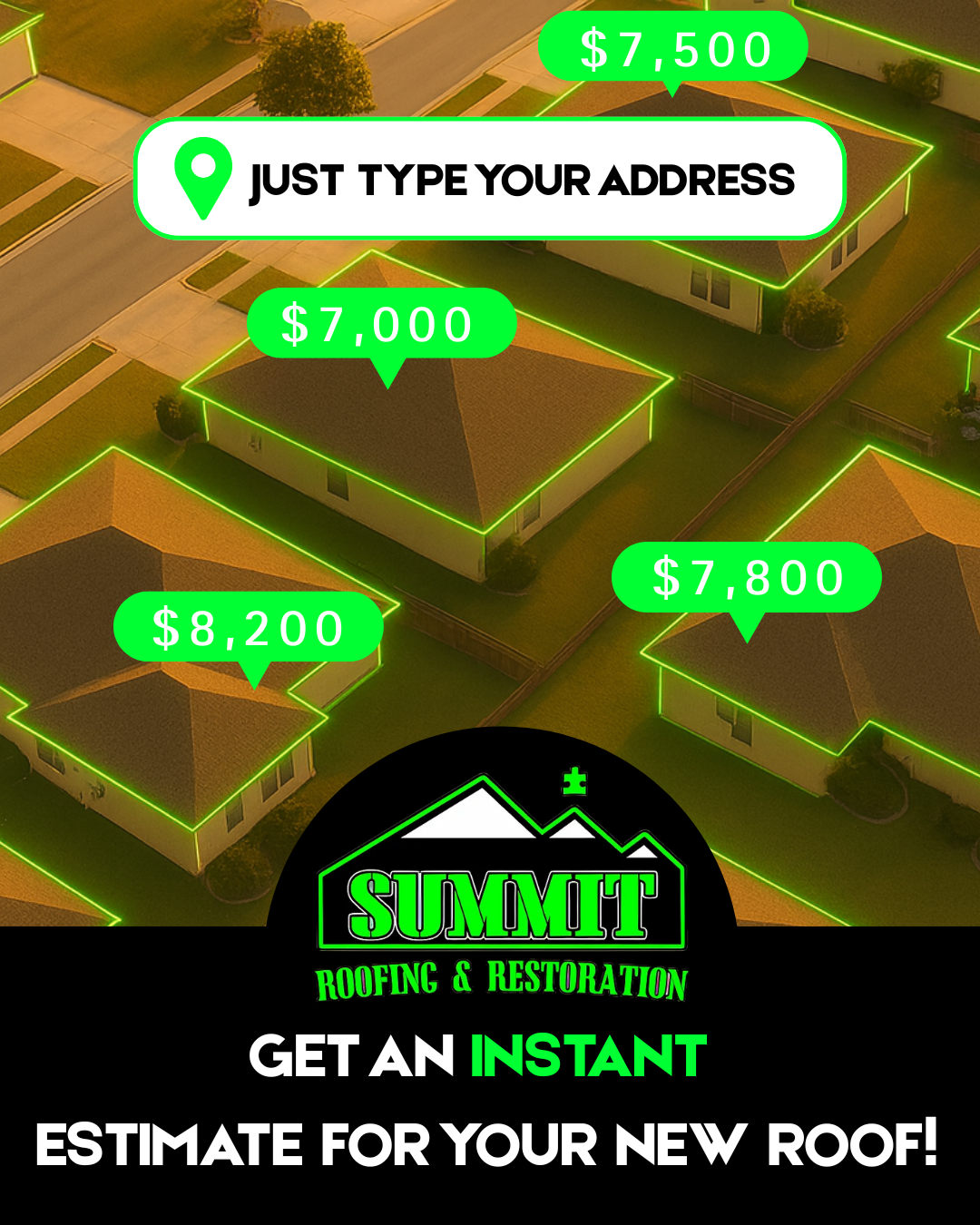 Instant Roofing Quote | Summit Roofing & Restoration