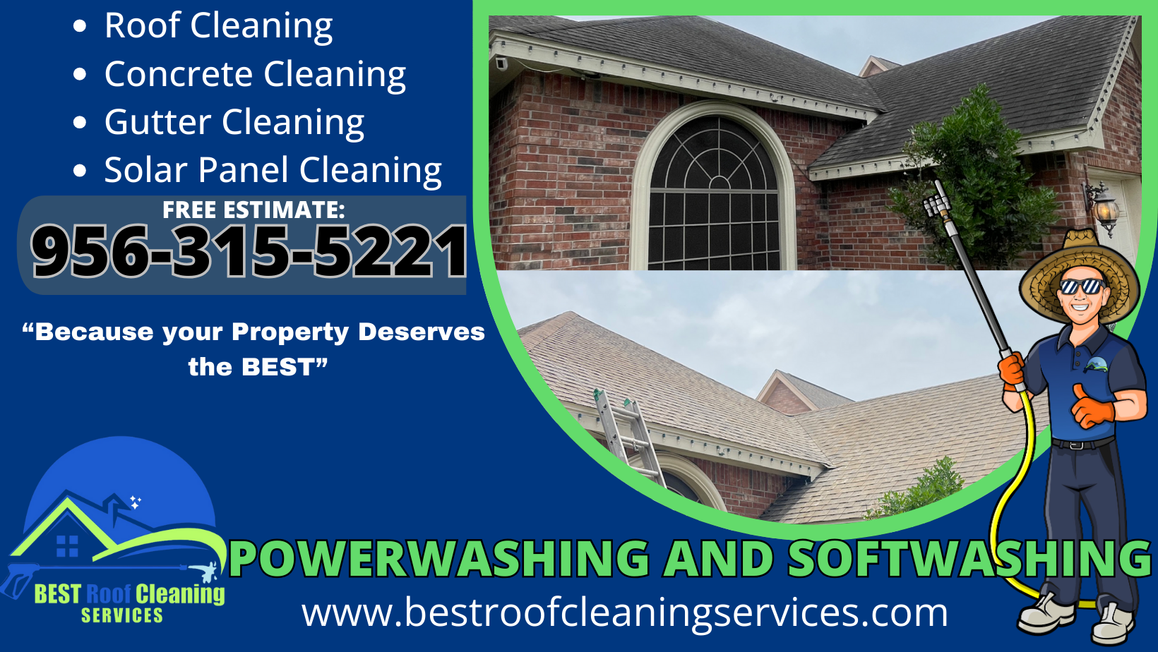 BEST Roof Cleaning Services