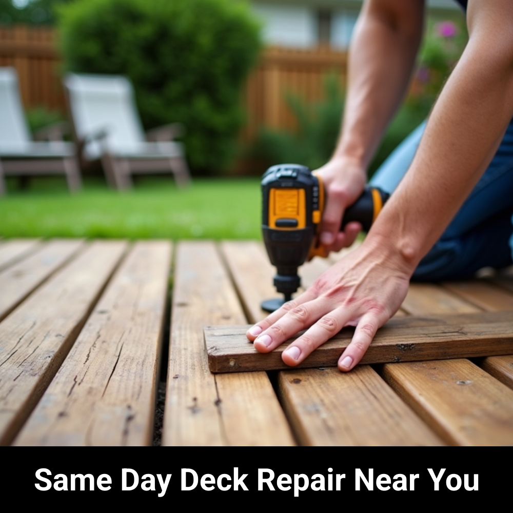 Deck Repair Same Day Near Me! 🔨🏠