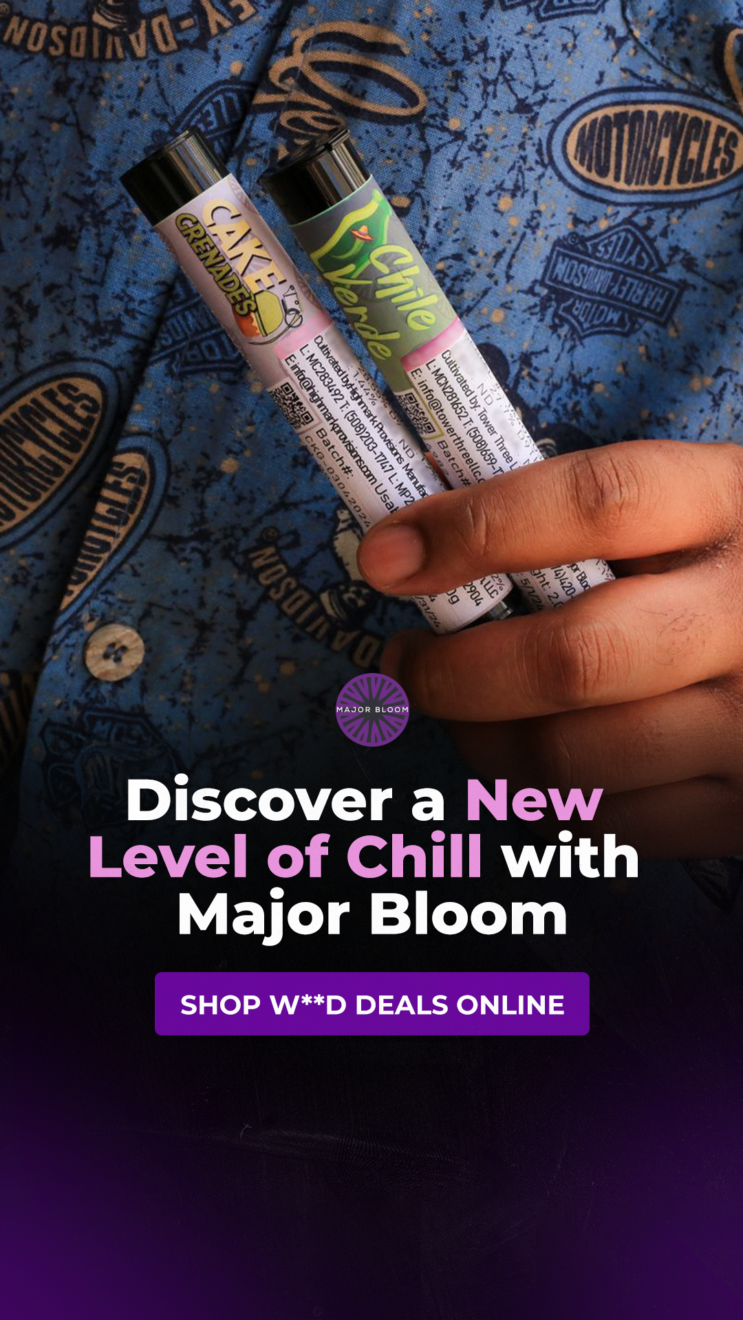 Major Bloom Goods Florist ad creative