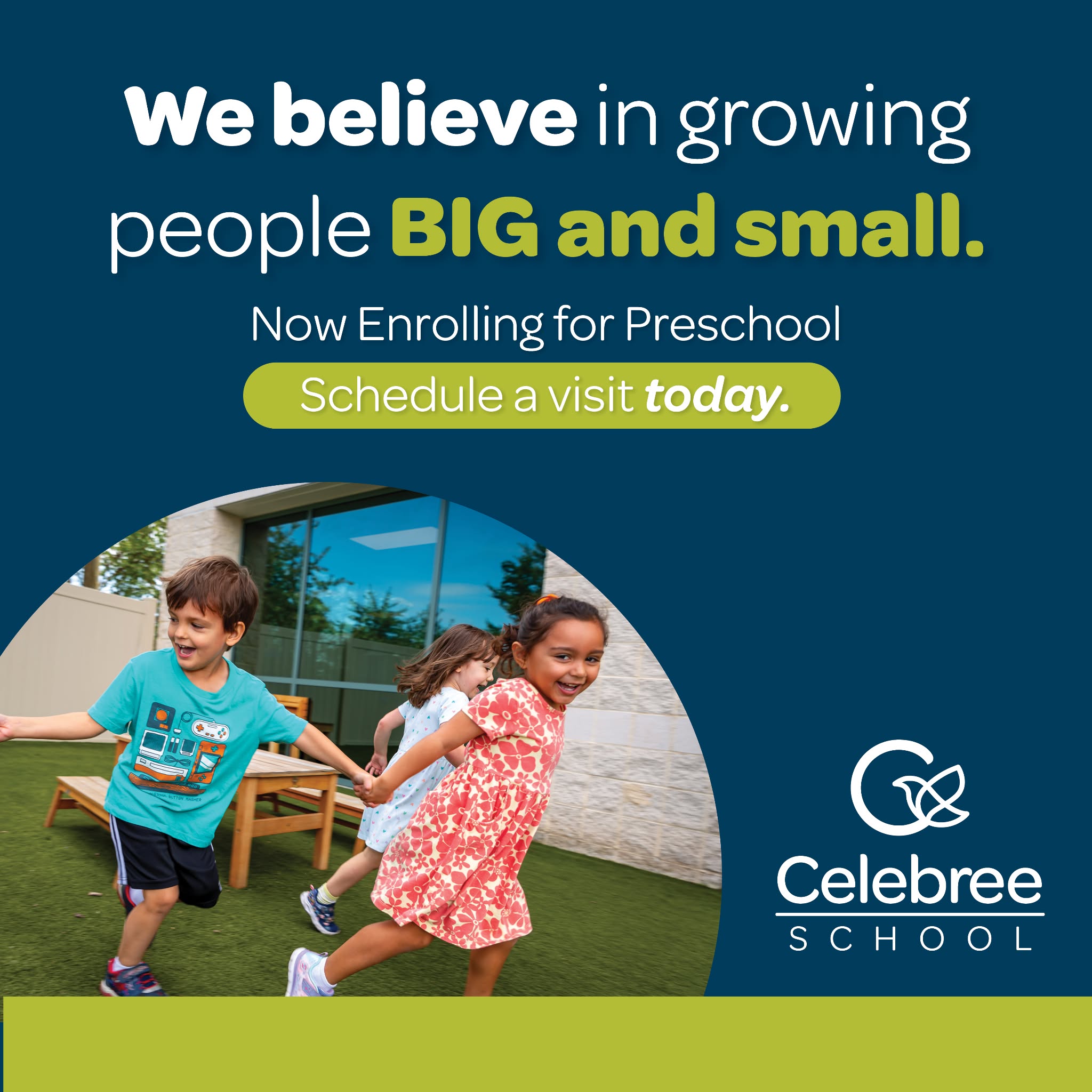 Celebree School of Katy at Tamarron Preschool ad creative