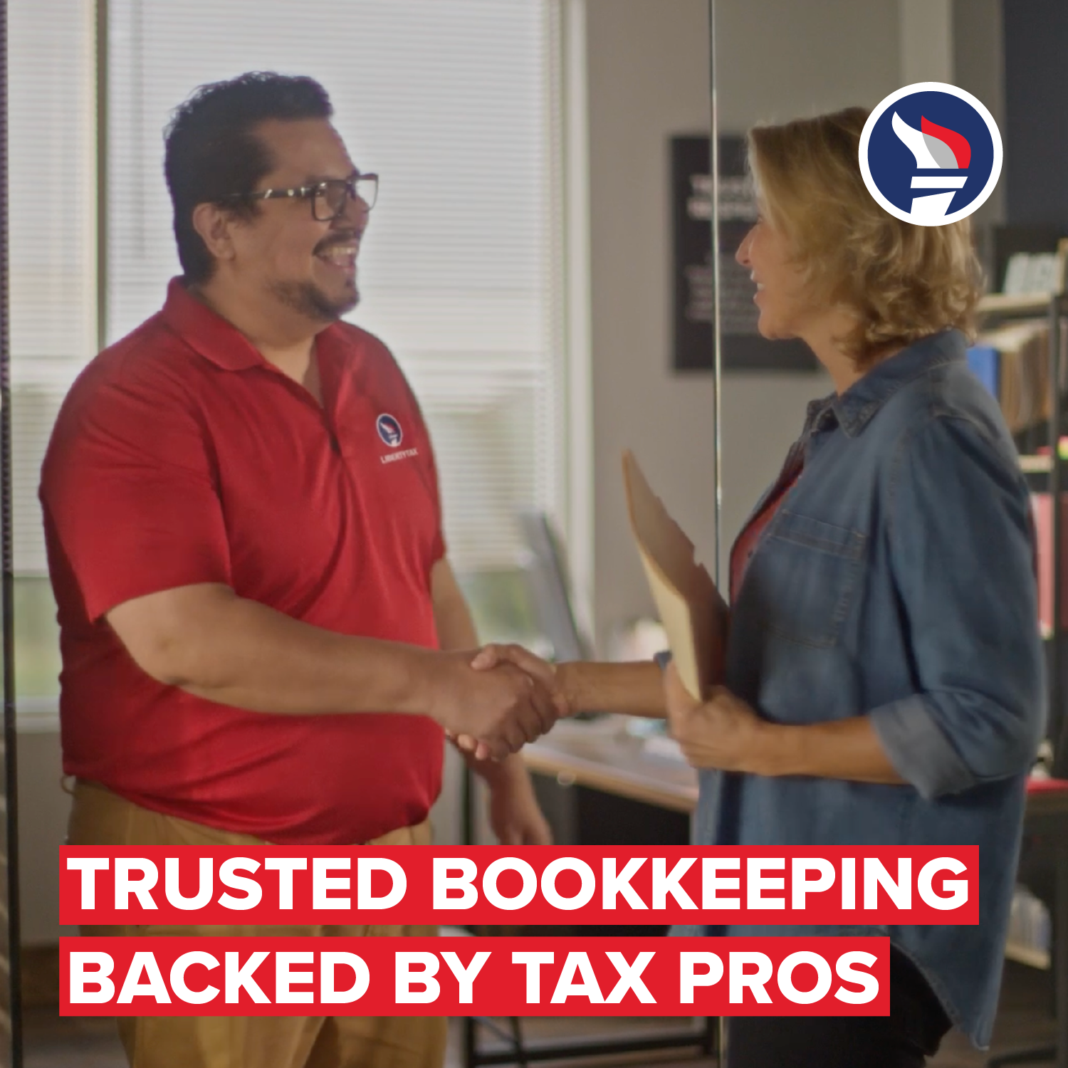 Liberty Tax Bookkeeper ad creative