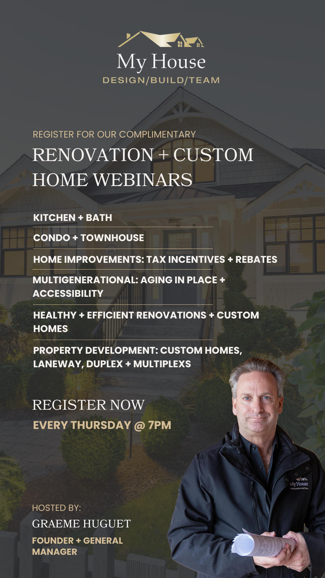 My House Design/Build/Team General Contractor ad creative