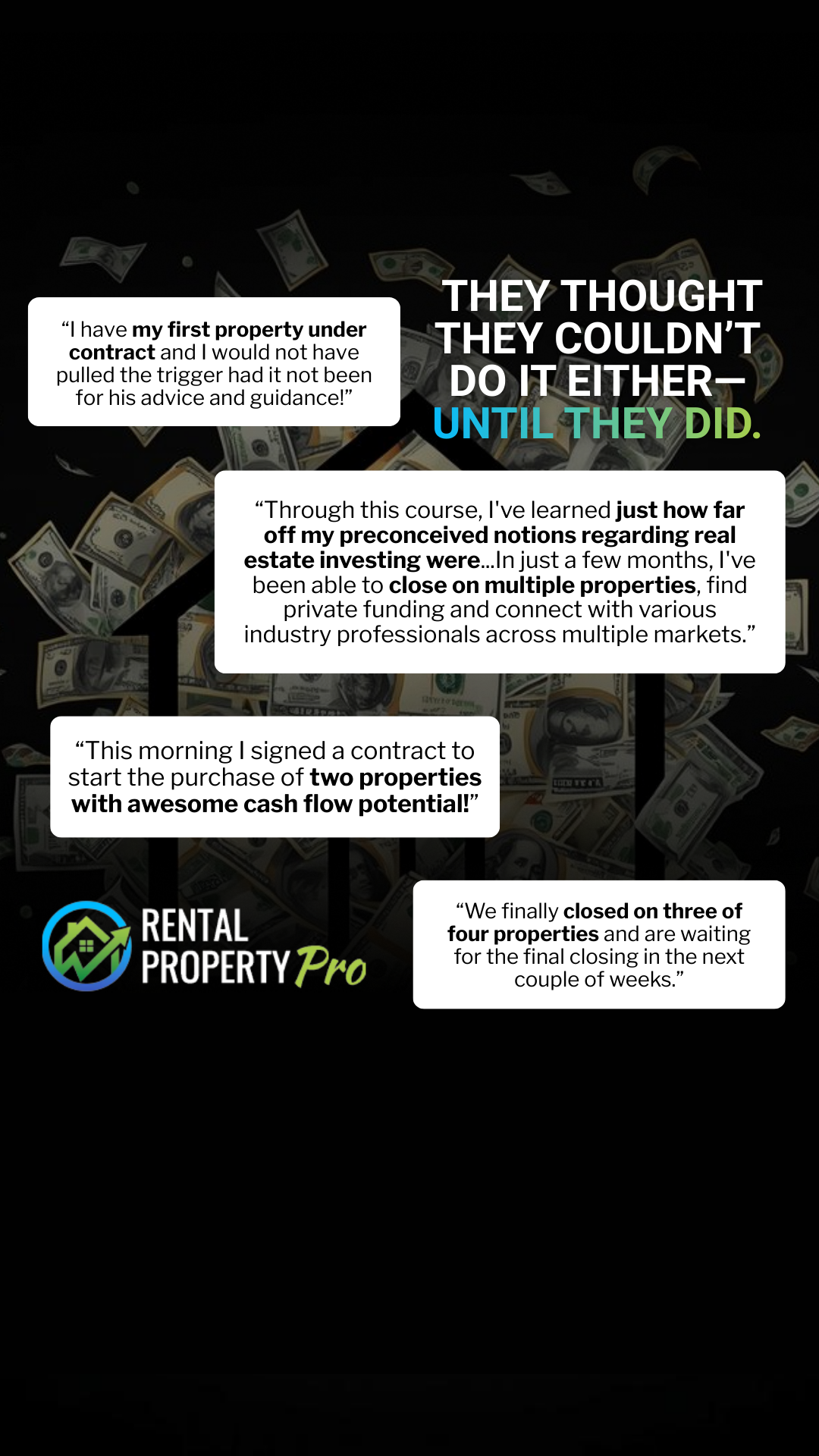 Rental Property Pro Real Estate Investor ad creative