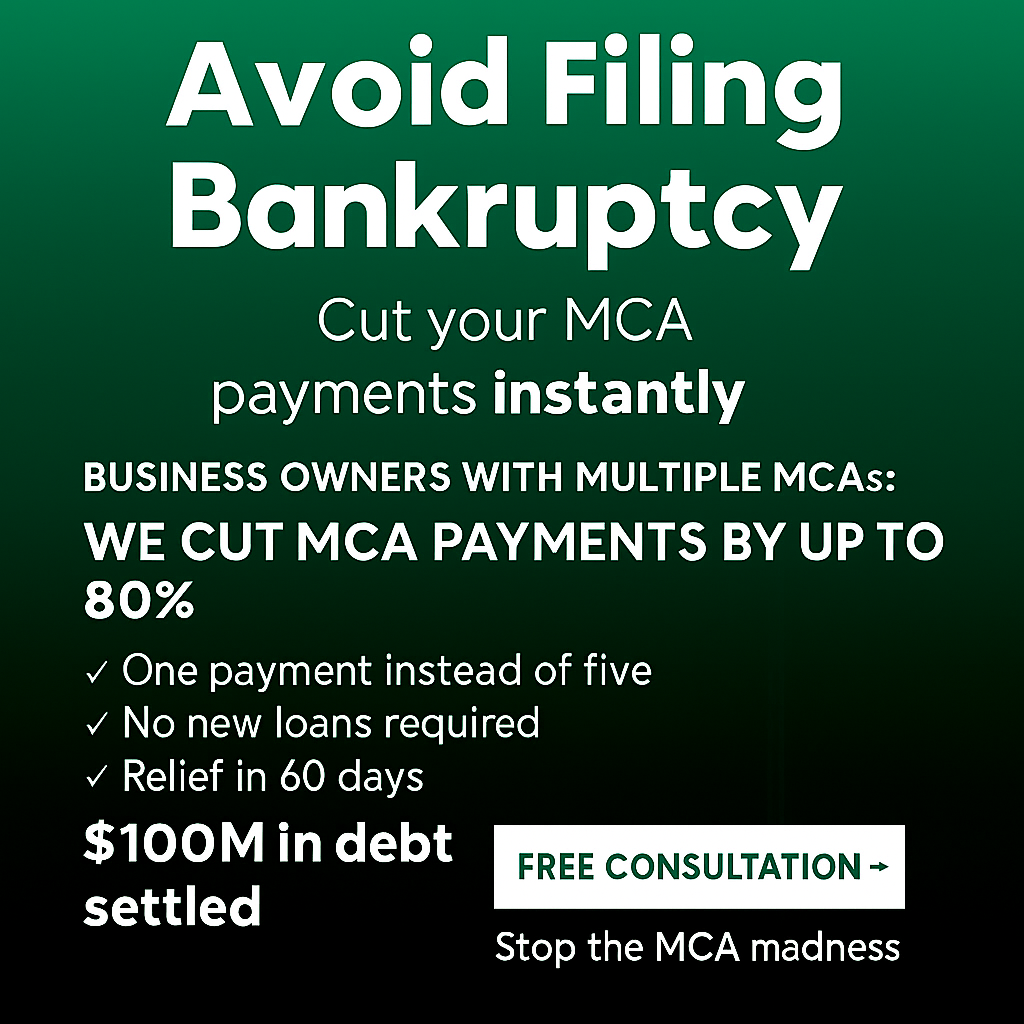 Business Debt Ninjas Business Law ad creative