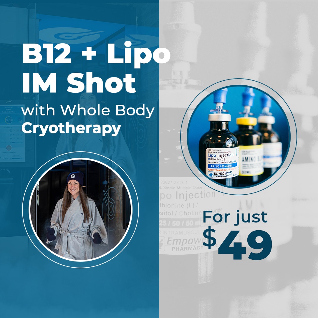 Claim Your $49 Lipo + B12 Shot & Cryotherapy Combo ❄️