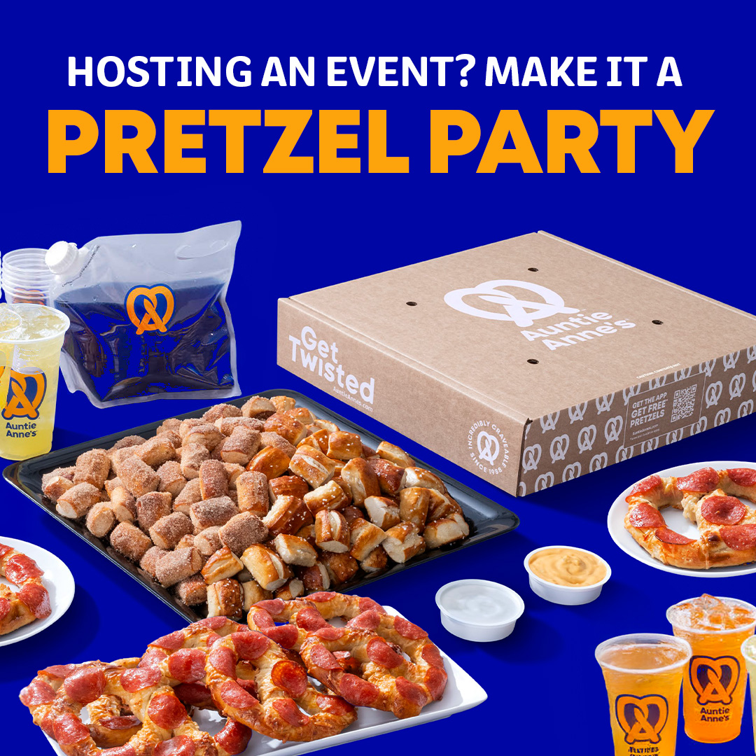 Auntie Anne's Pretzels Wilkes-Barre Walmart Catering ad creative