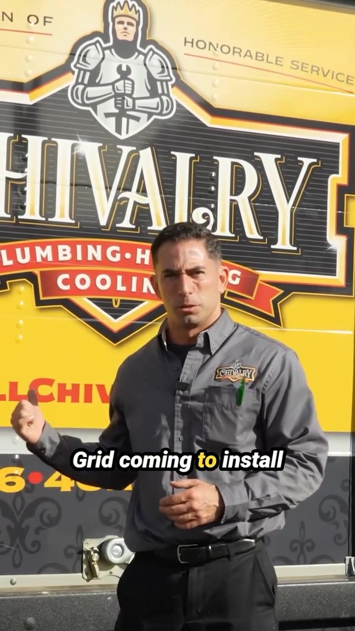 Chivalry Plumbing, Heating, & Cooling HVAC ad creative