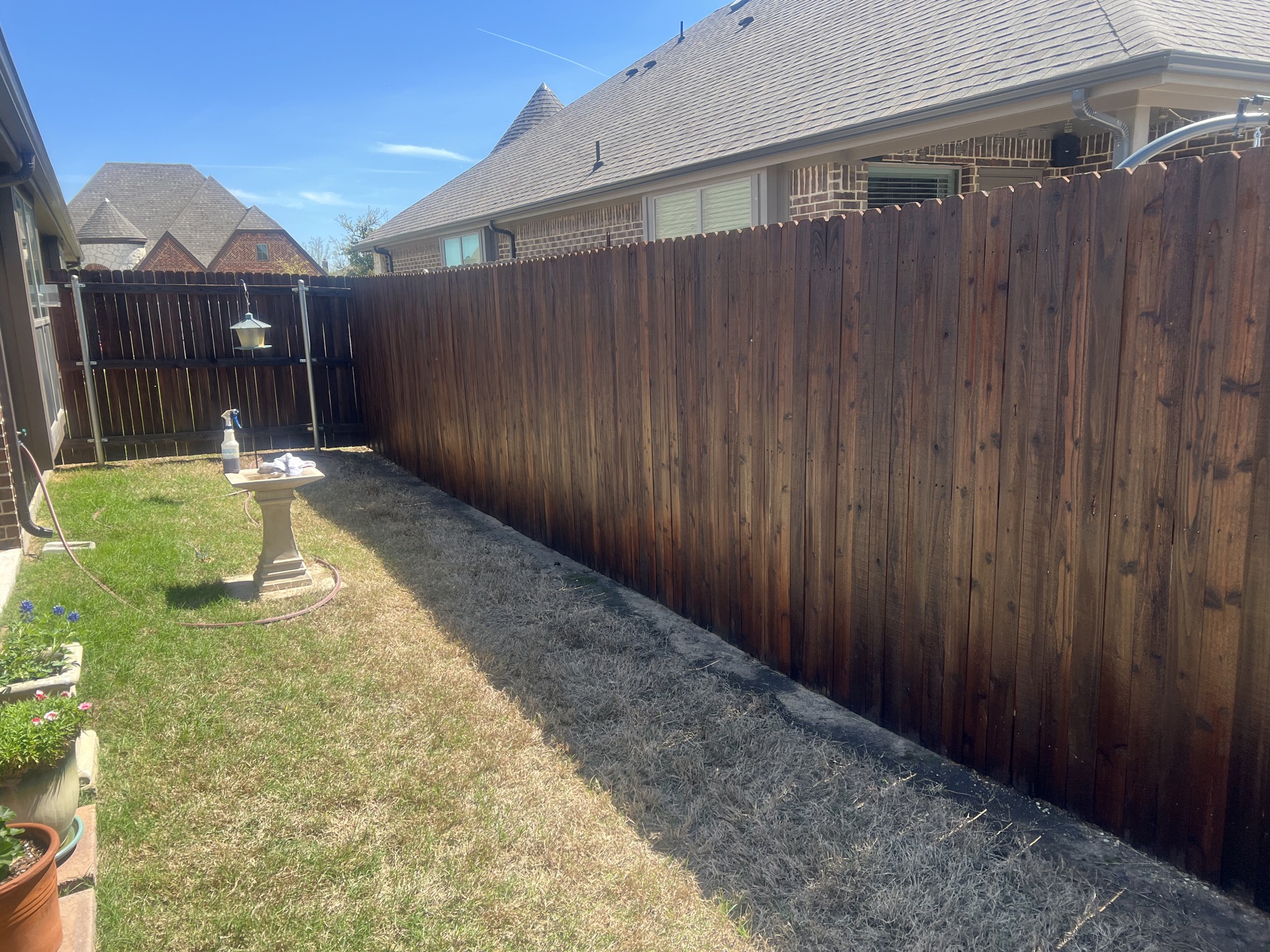 Fence Staining