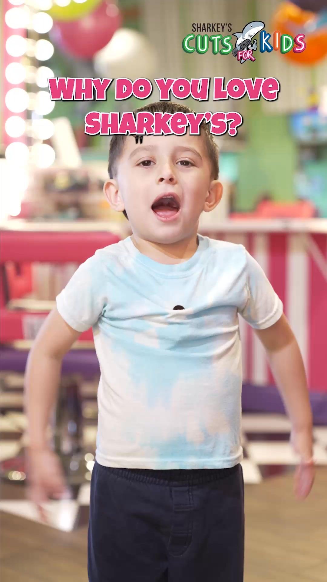 Sharkey's Cuts for Kids - Broken Arrow, OK Barber Shop ad creative
