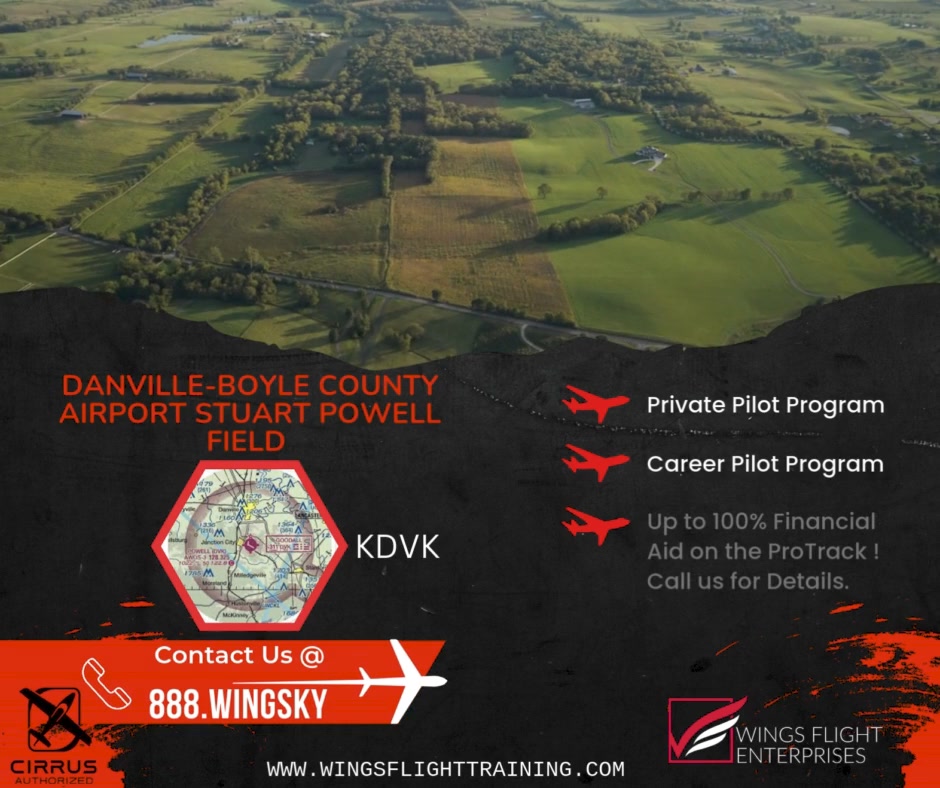 Wings Flight Training Driving School ad creative