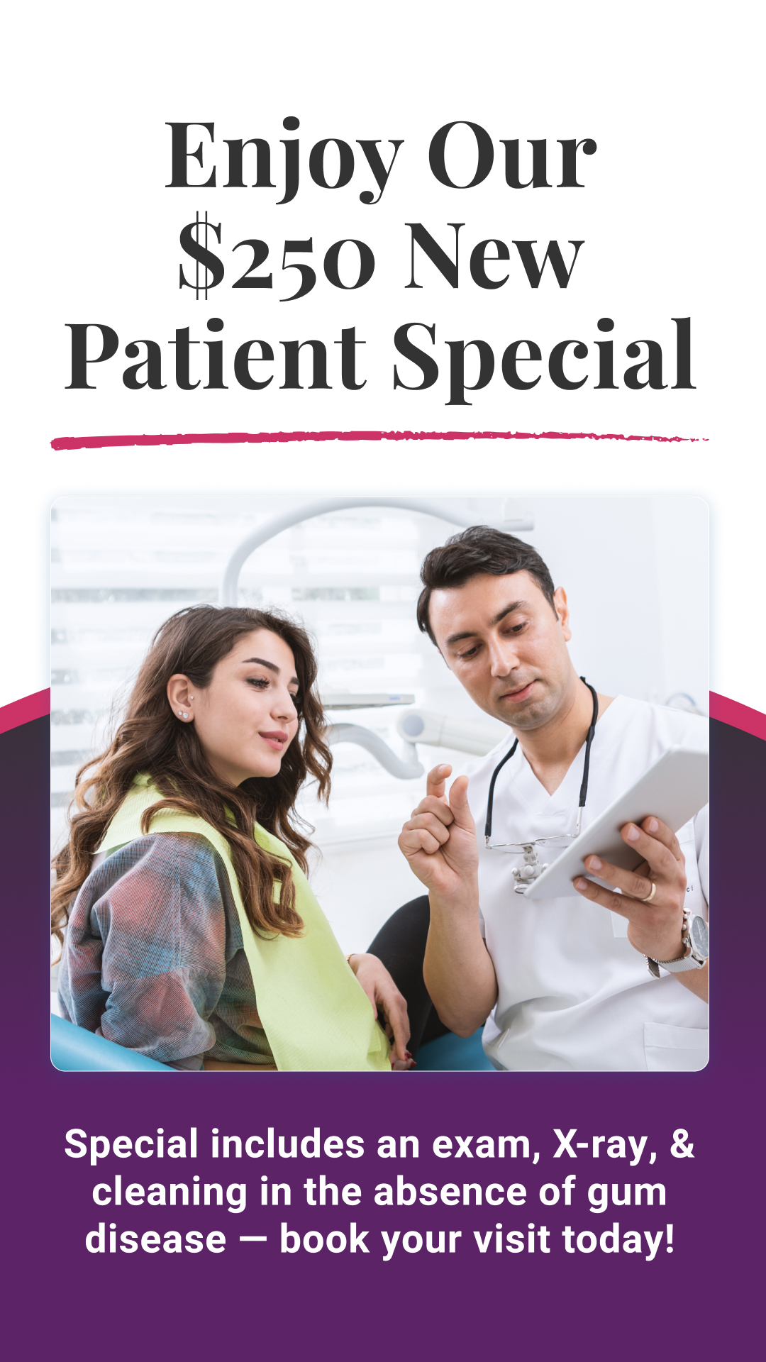 Sarju Patel, DDS - Cosmetic and Implant Dentistry - Poway & San Diego, CA General Dentist ad creative