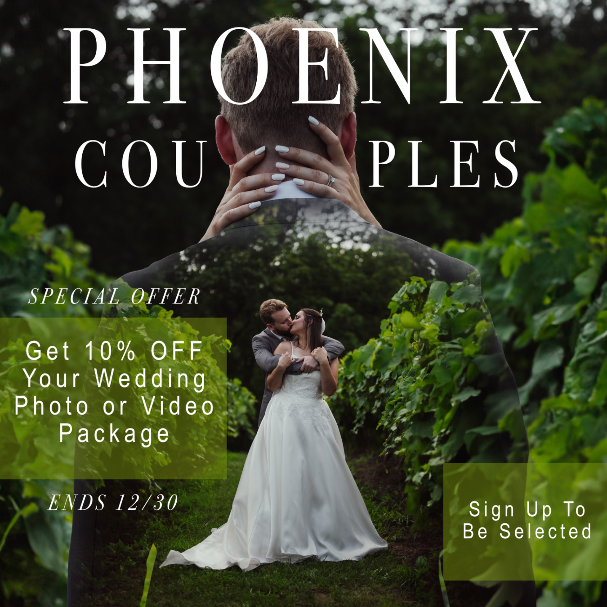 $500 off Wedding Photo or Video Package