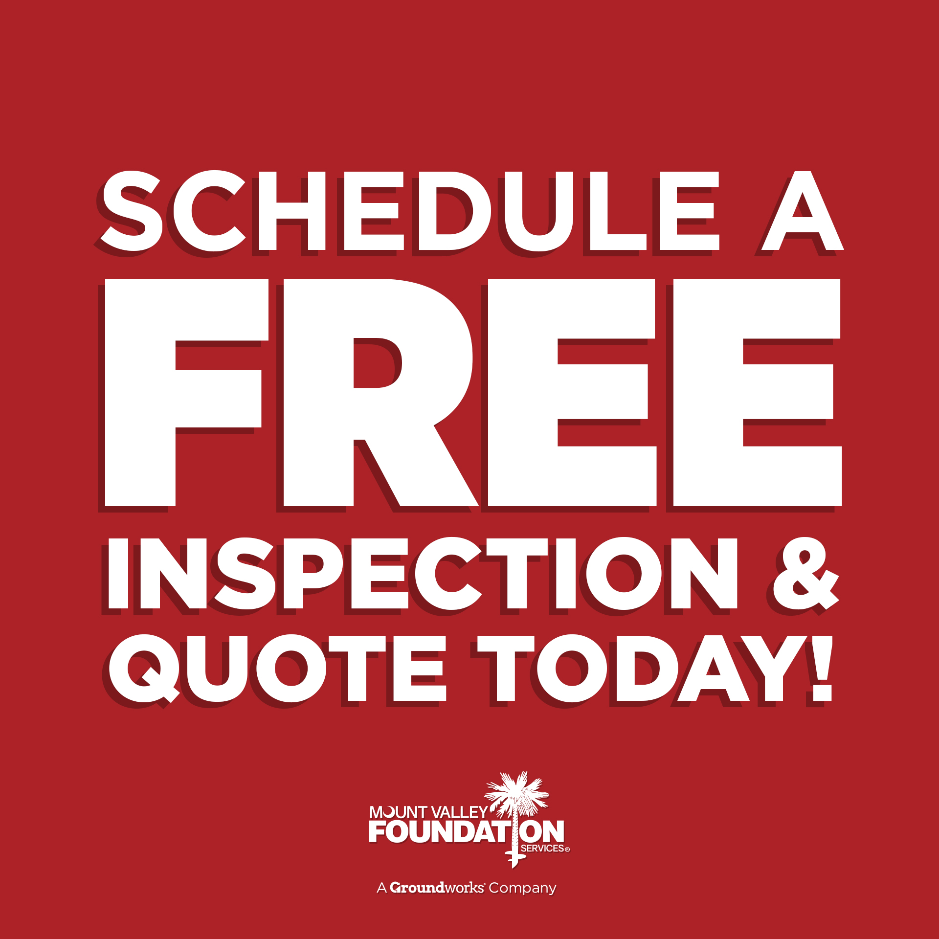 Mount Valley Foundation Services Concrete & Paving ad creative