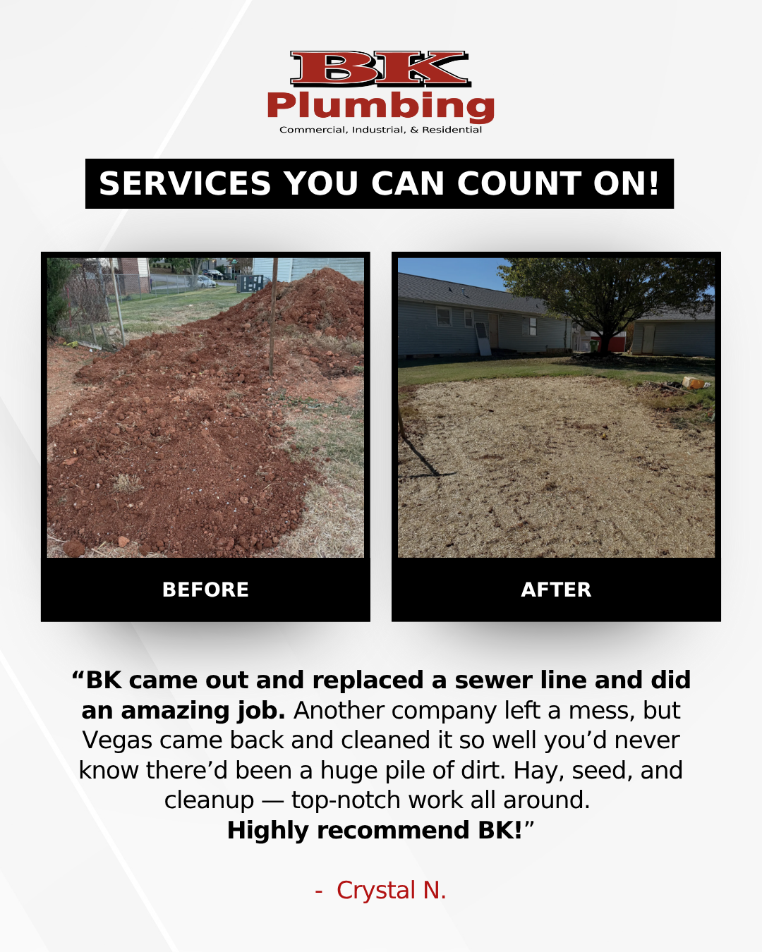 Sewer Line Replacements Done Right