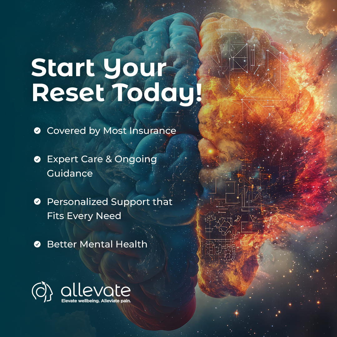 Allevate Health Therapist & Counselor ad creative