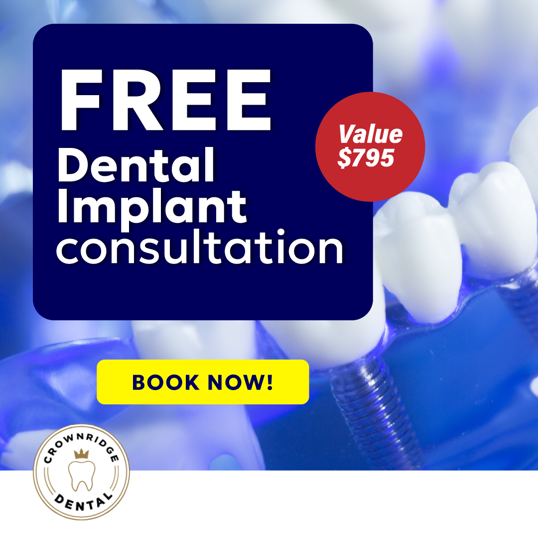 Crownridge Dental Implant Dentist ad creative