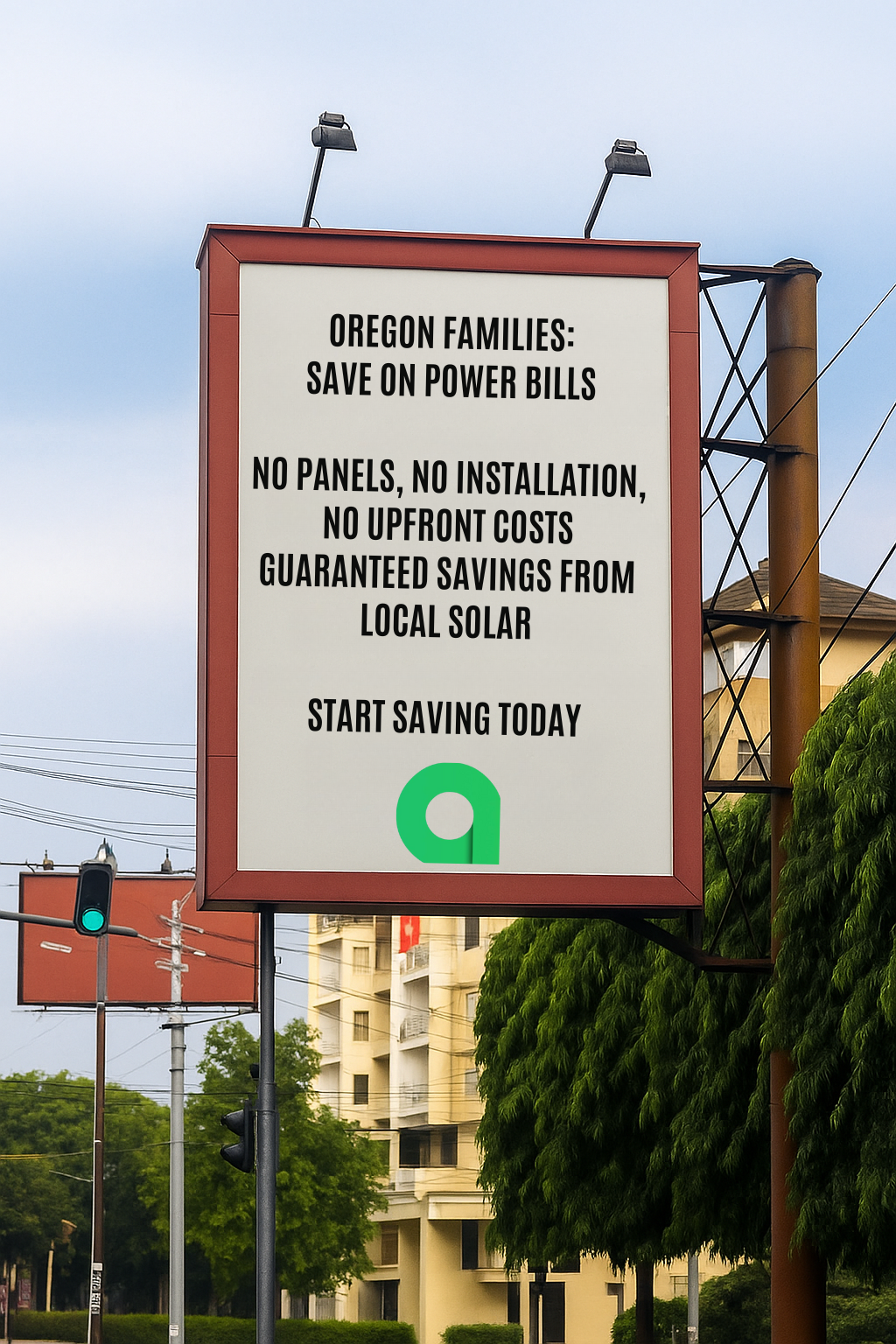 Cascadia Community Energy Solar ad creative