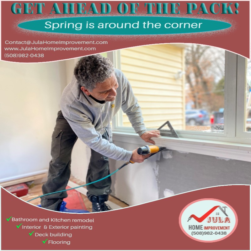 JULA, a One Stop Shop for your home projects, Give us a call 📞(508)982-0438 for a quick FREE ESTIMATE!!