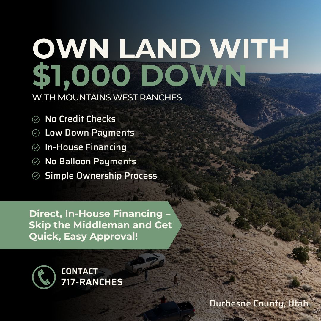 Mountains West Land & Ranches Real Estate Investor ad creative