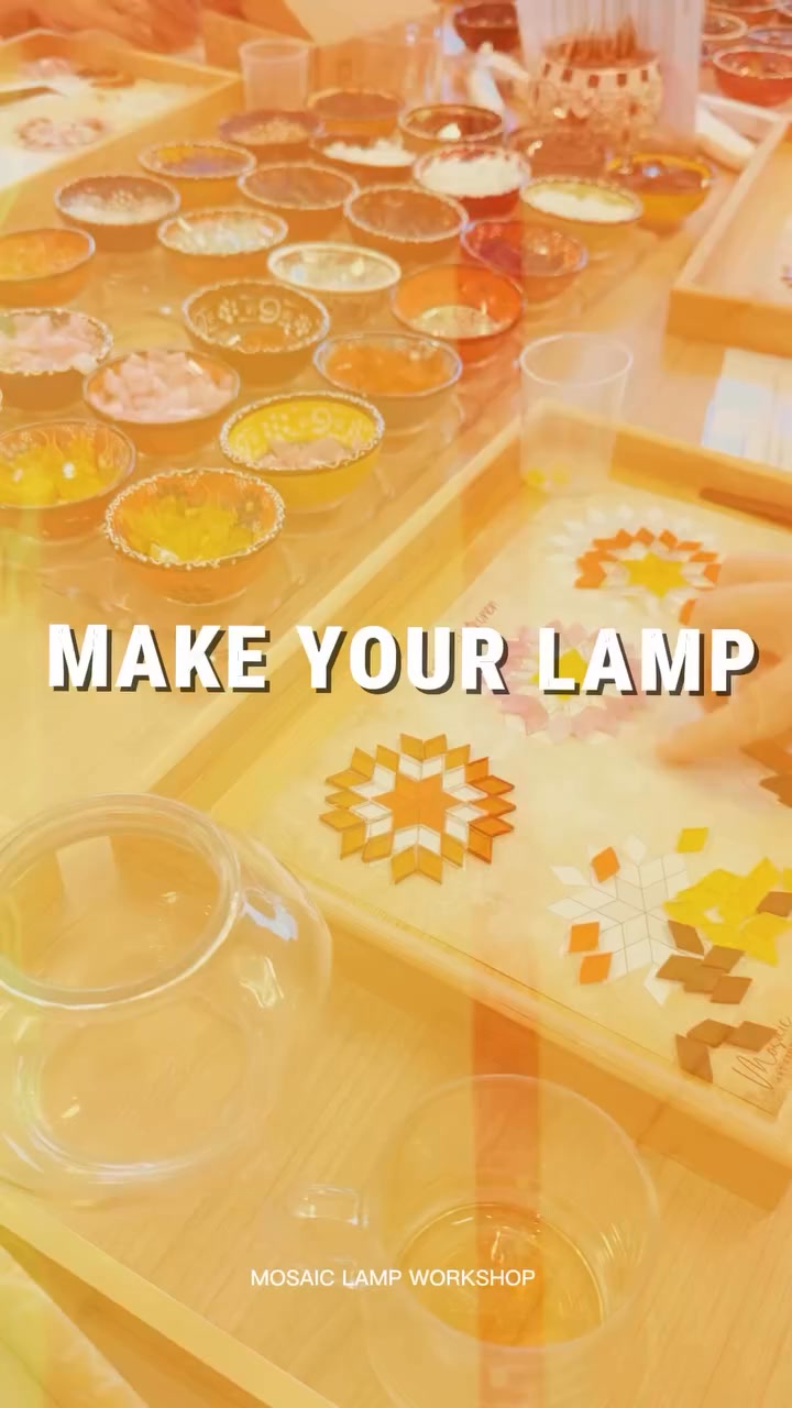 🔥 Make Your Own Mosaic Lamp!