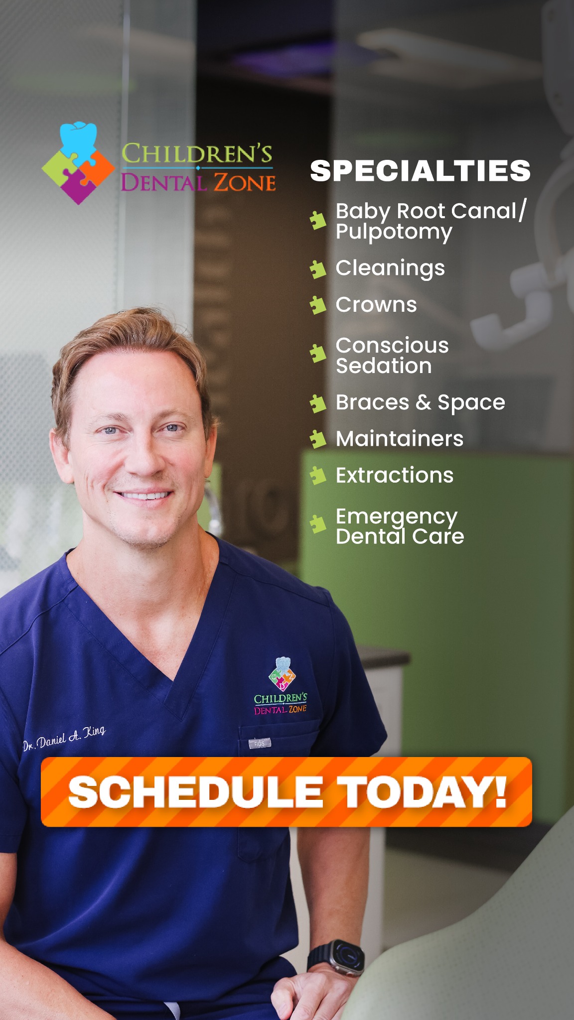 Book your child’s first fun visit today!