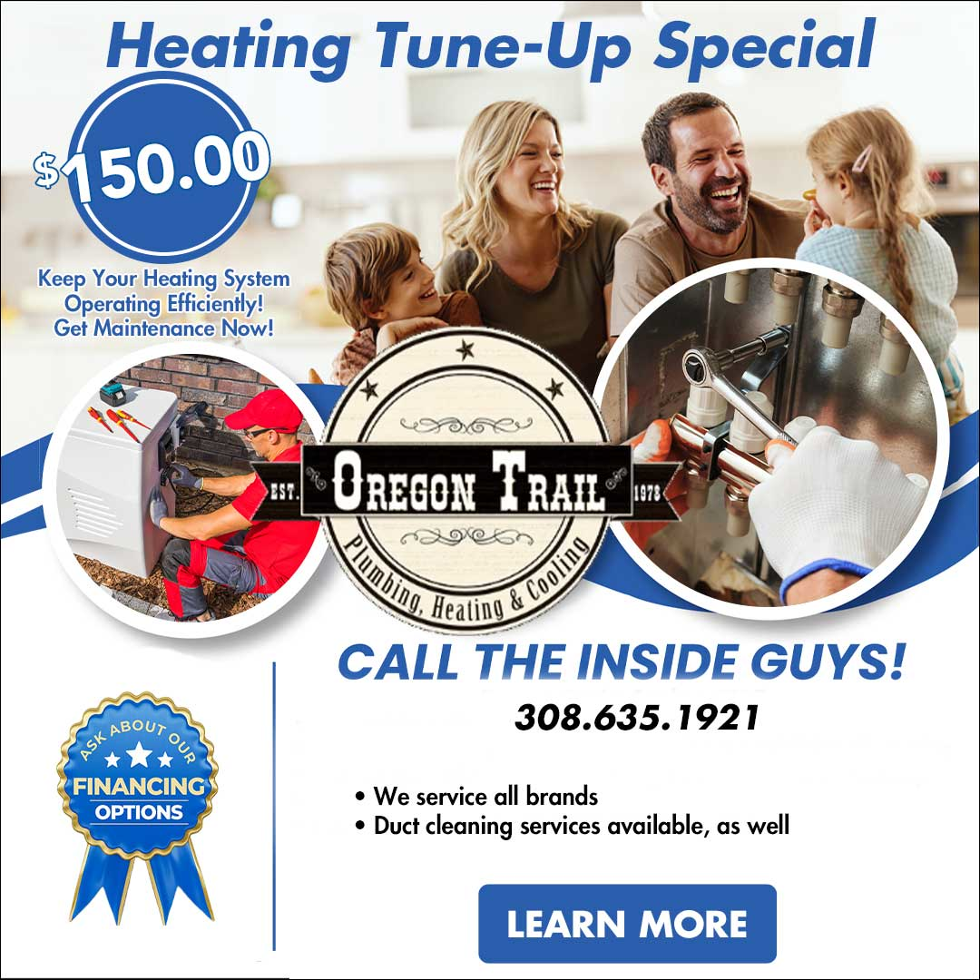 Oregon Trail Plumbing Heating & Cooling HVAC ad creative