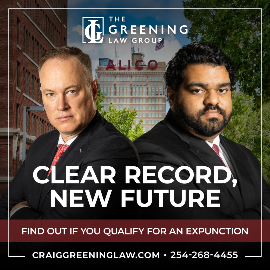 Greening Law, PC Criminal Defense ad creative