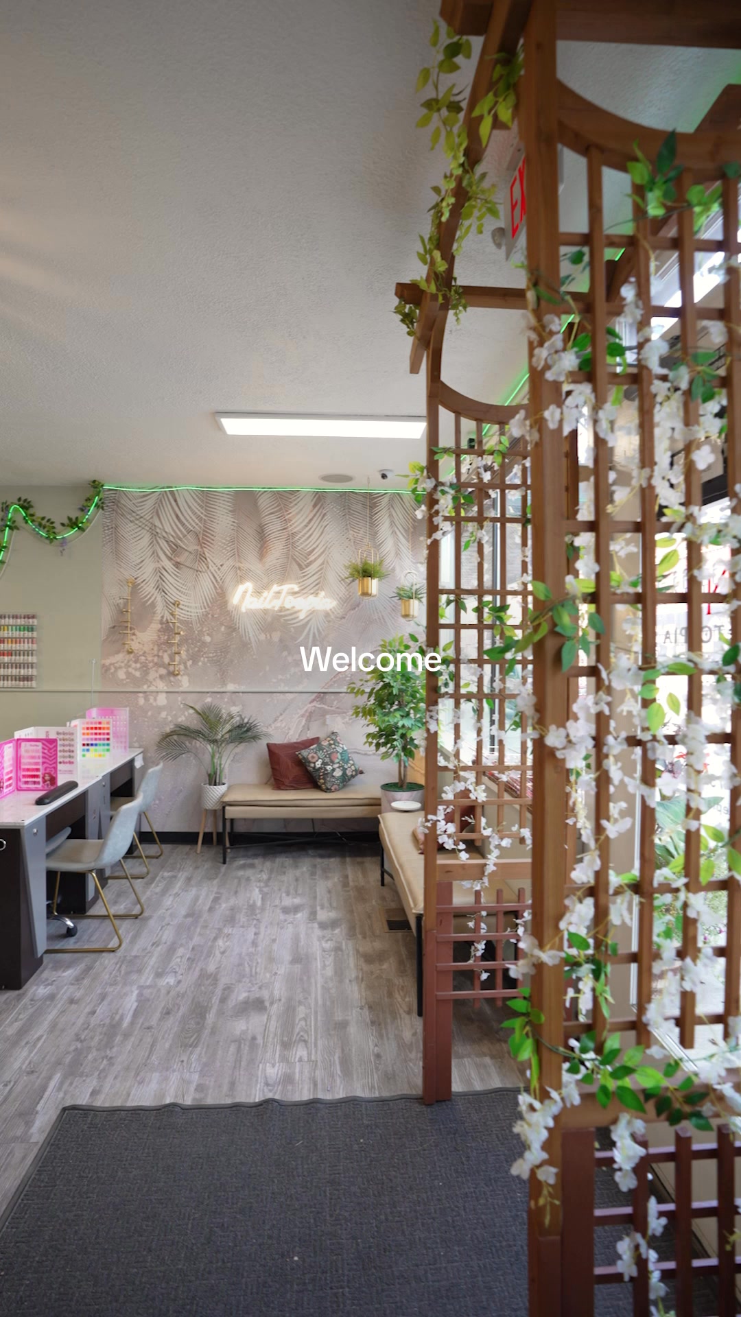 Nail Toepia Corporation Nail Salon ad creative