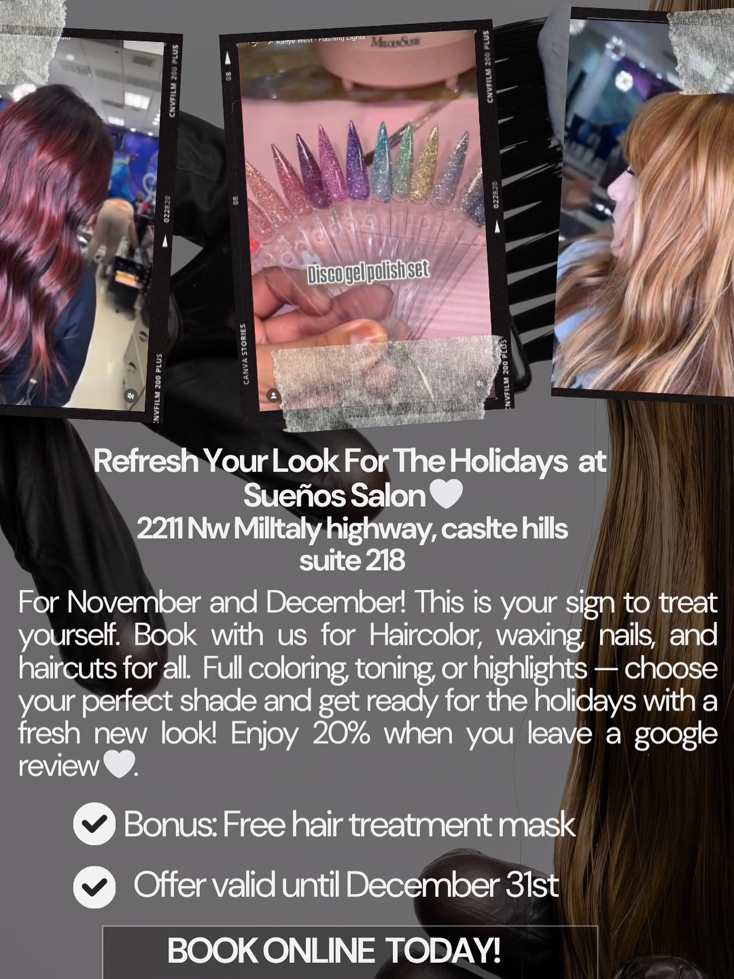 lasirena93 Hair Salon ad creative