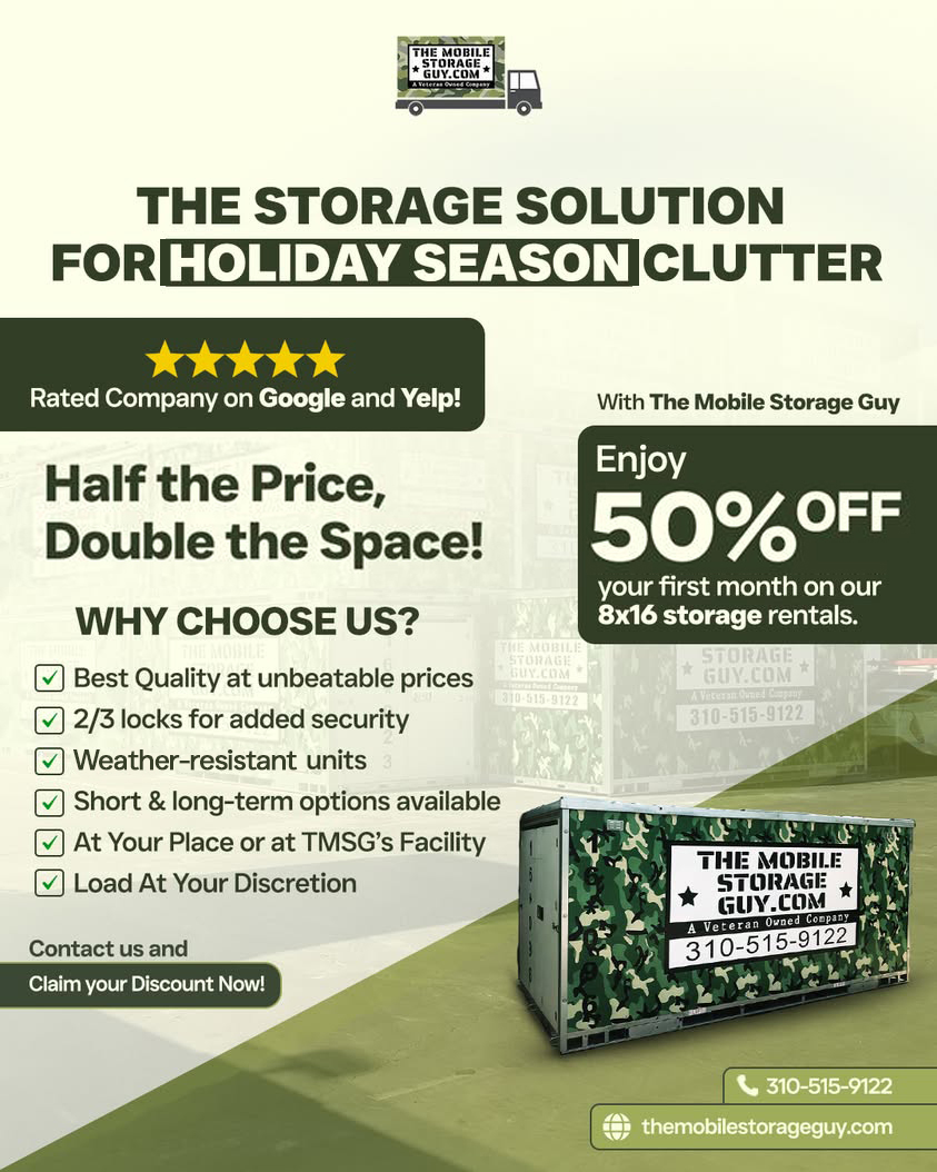Half the Price, Double the Space: 50% Off