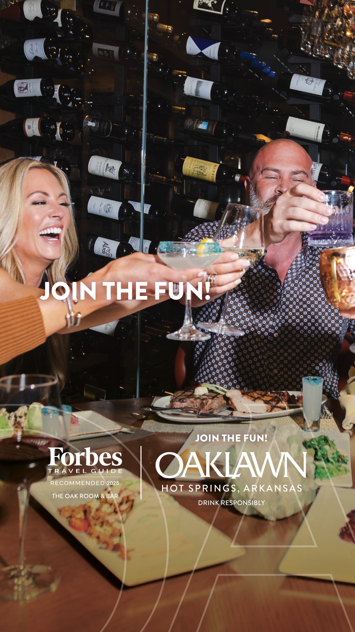 Oaklawn Hot Springs Restaurant ad creative