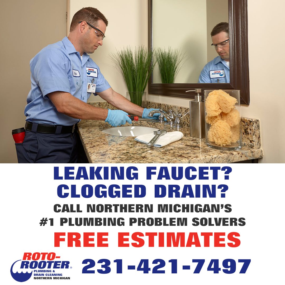 Roto-Rooter of Northern Michigan Plumber ad creative