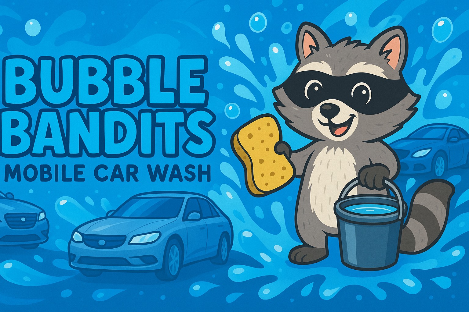 Bubble Bandits Mobile Wash Auto Detailing ad creative