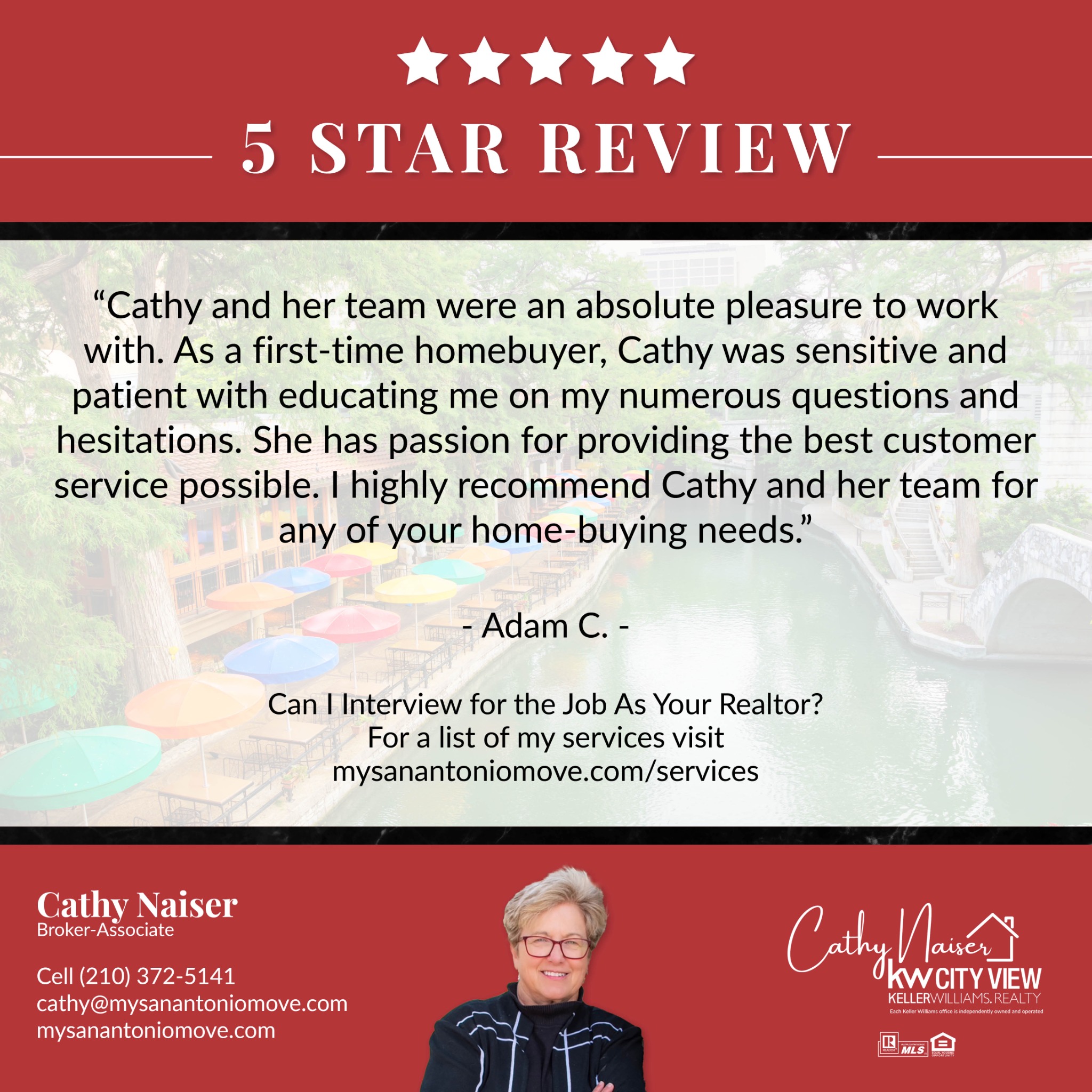 Message or Call (210) 372-5141