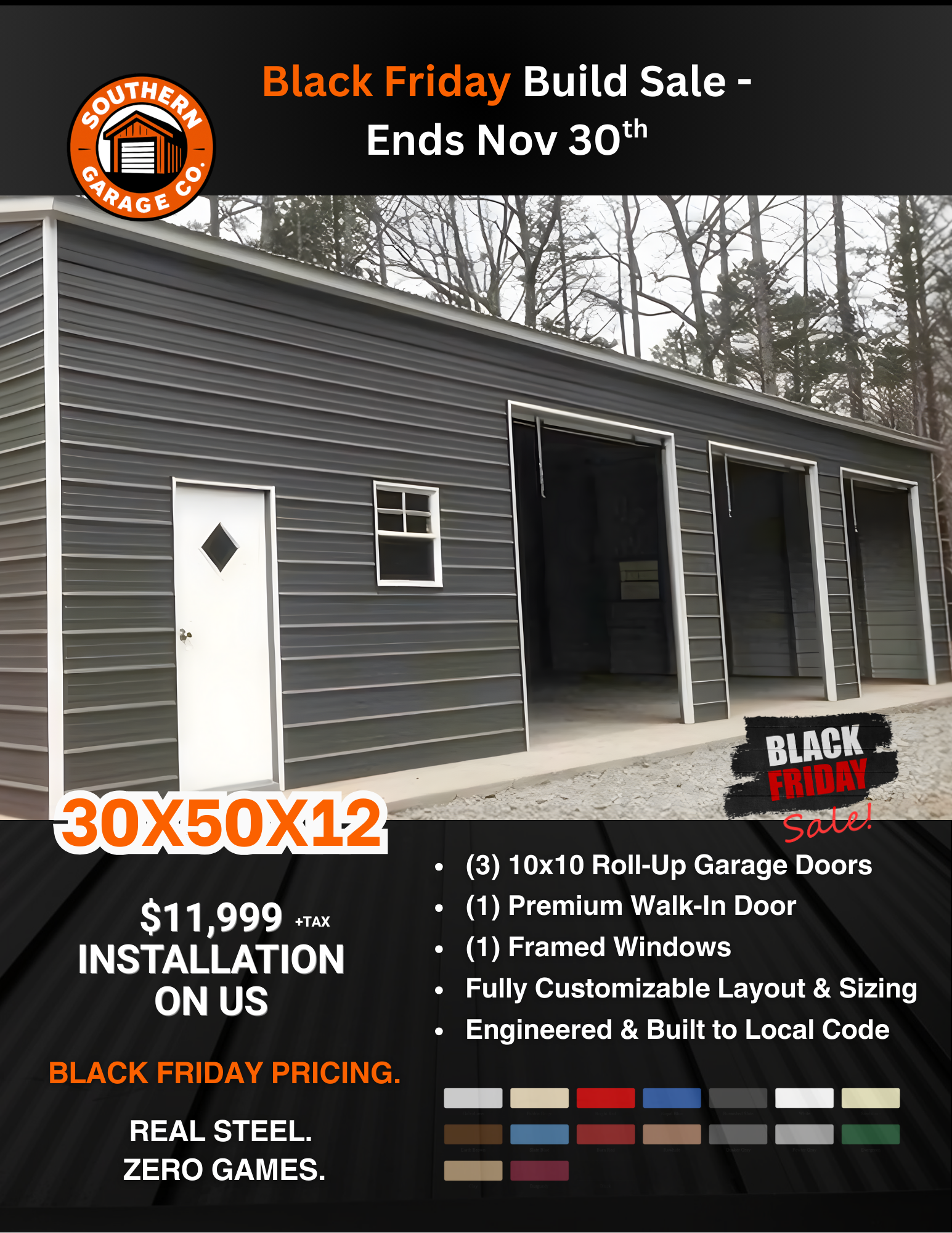 Built for Oklahoma Winds. Priced for the Holidays.