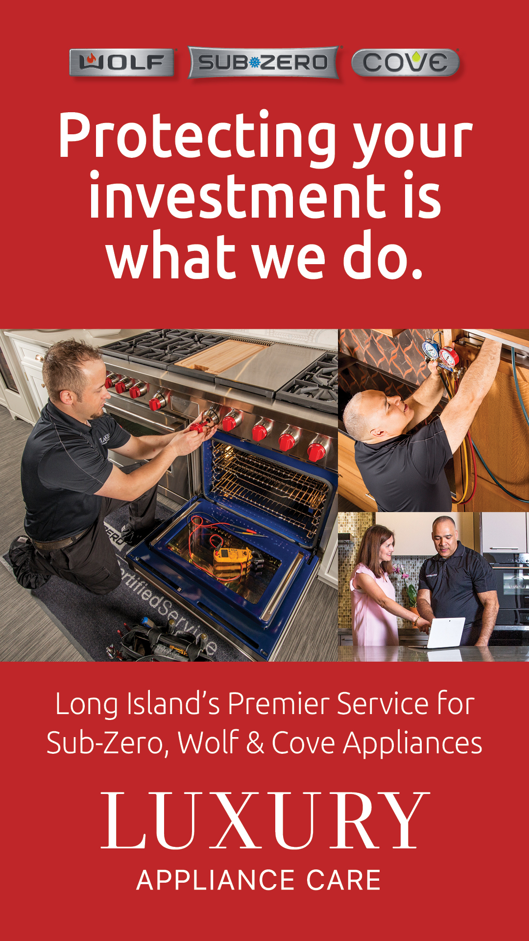 Luxury Appliance Care Appliance Repair ad creative