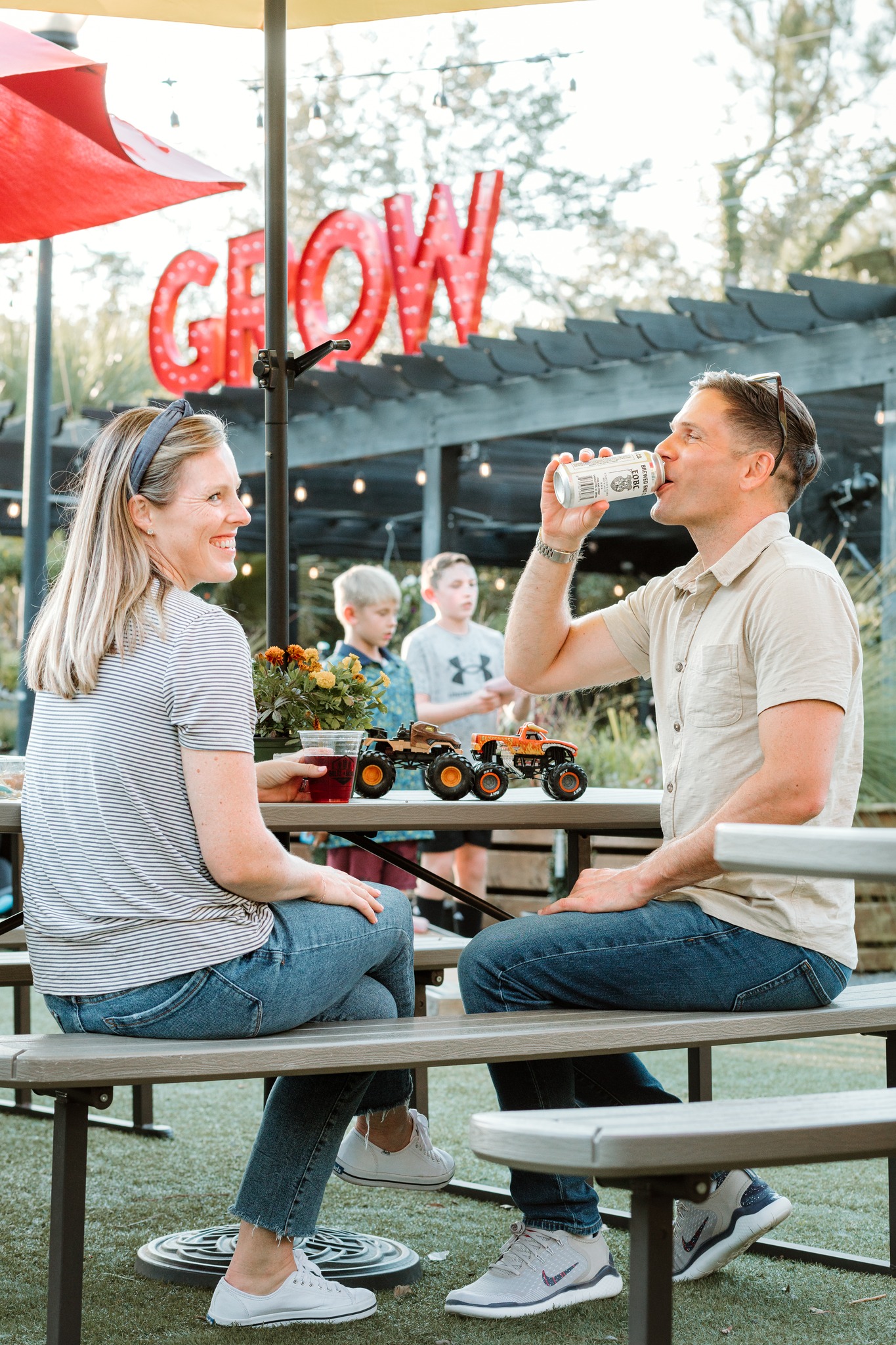 Bolts & Brews Beer Garden Restaurant ad creative