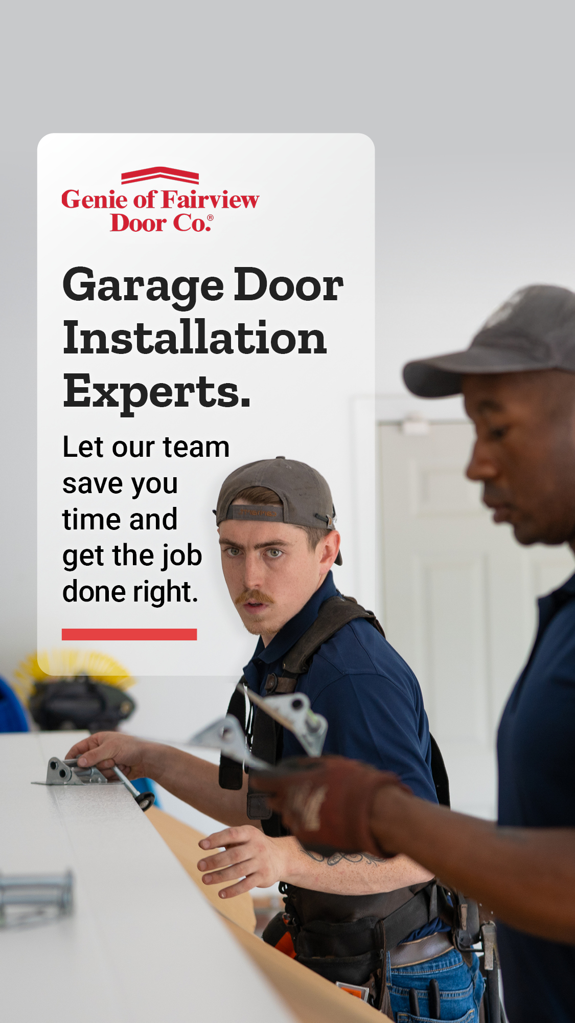 Genie of Fairview Garage Door ad creative