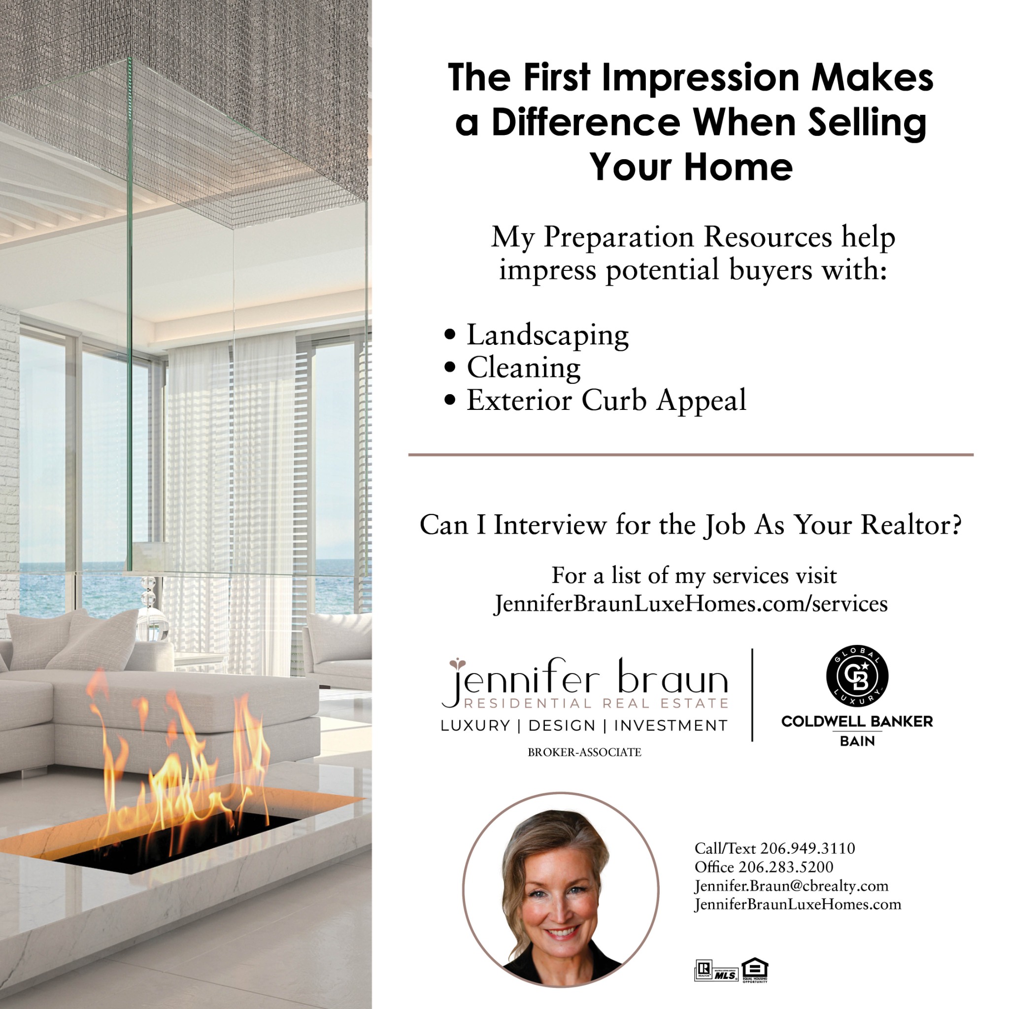 Jennifer Braun Luxe Homes Real Estate Agent ad creative