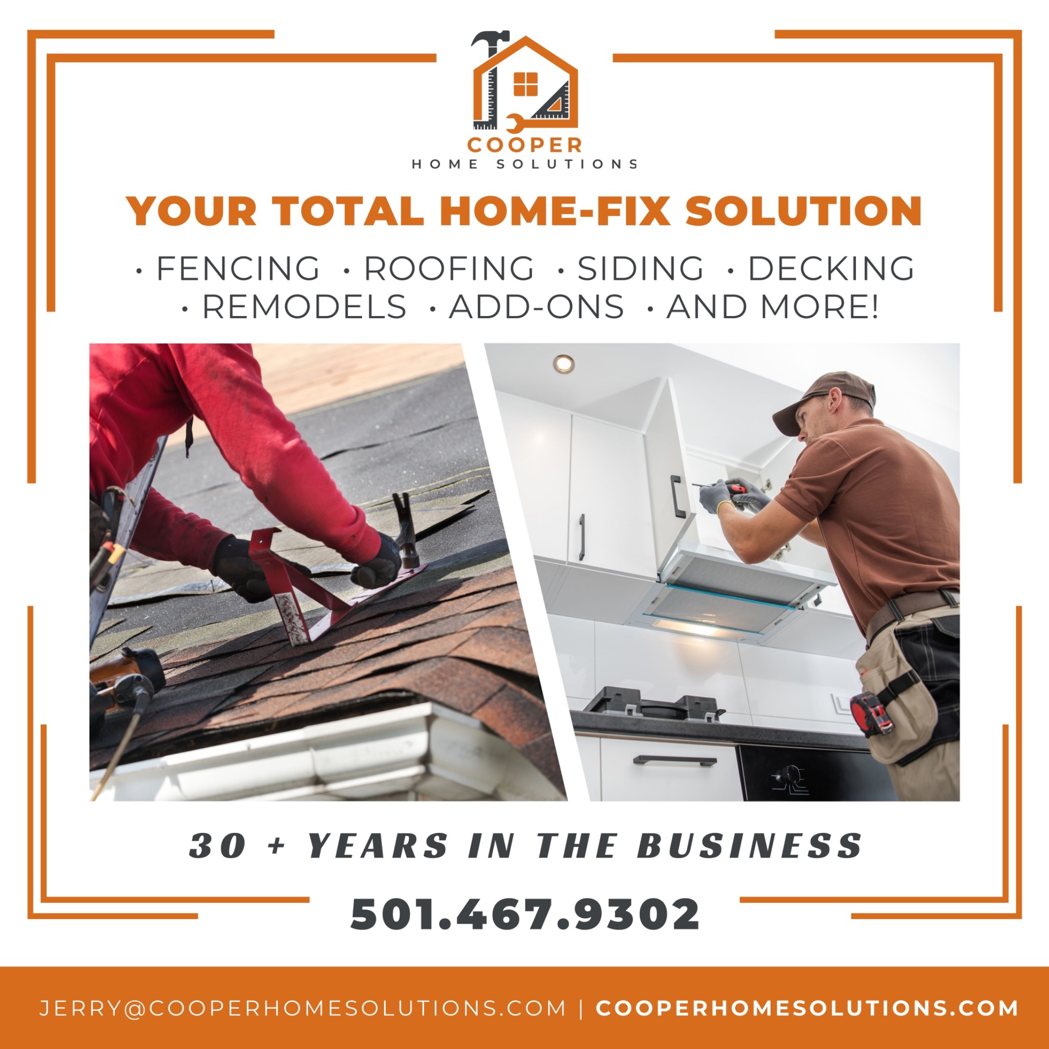 Cooper Home Solutions | Roofing & Home Renovation | Hot Springs, AR