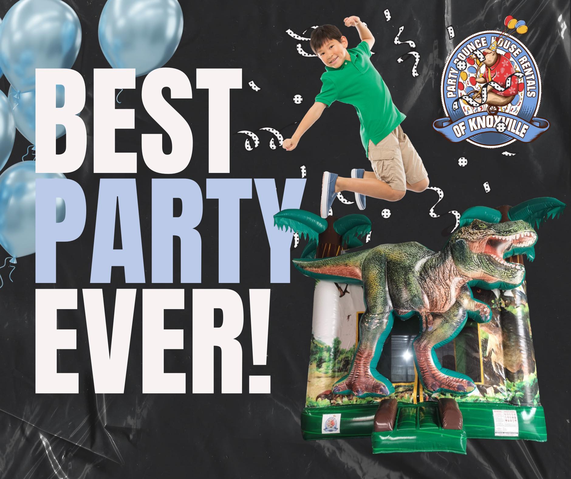 Party bounce house rentals of knoxville GoHighLevel Resellers ad creative