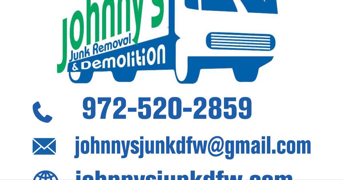 Johnnys Junk Removal and Demolition DFW Junk Removal ad creative