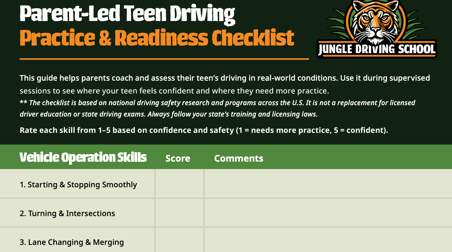 Jungle Driving School Driving School ad creative