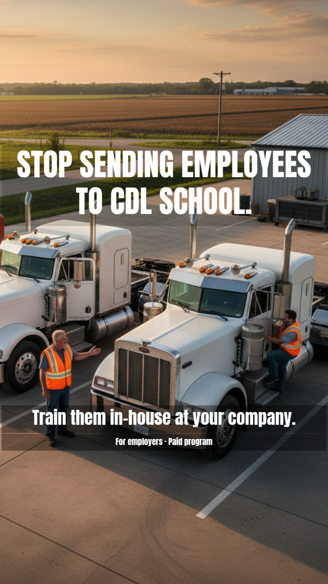 Stop sending employees to CDL school
